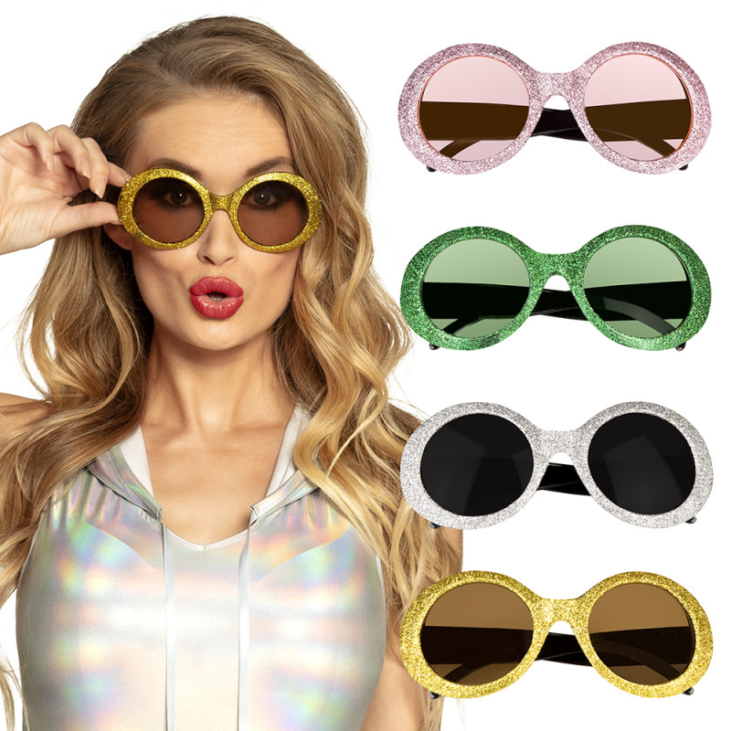 Párty brýle retro glitrové Párty brýle retro glitrové
